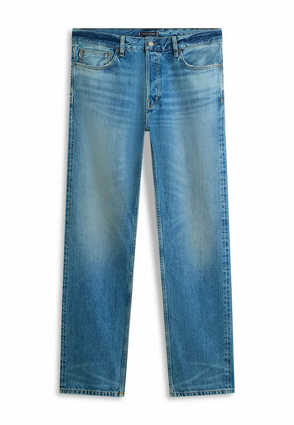 Джинсы прямого кроя dover с эффектом потертости Tommy Hilfiger, Tye Blue Selvedge — фото 4