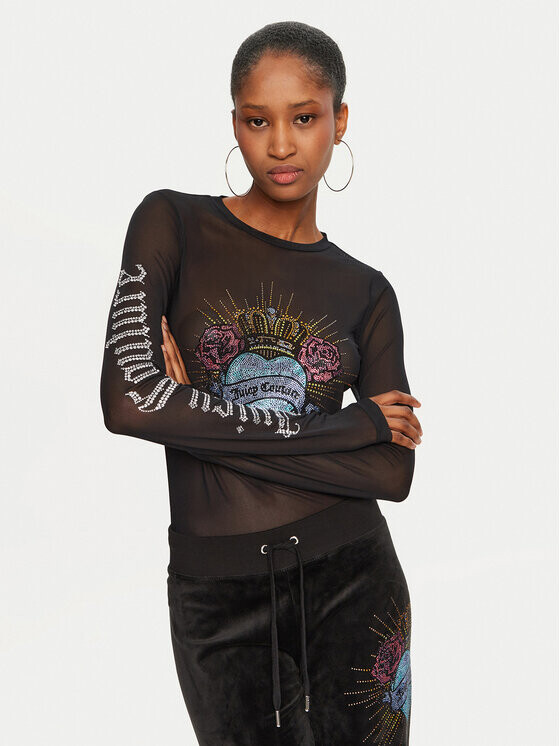 

Блуза стандартного кроя Juicy Couture, черный