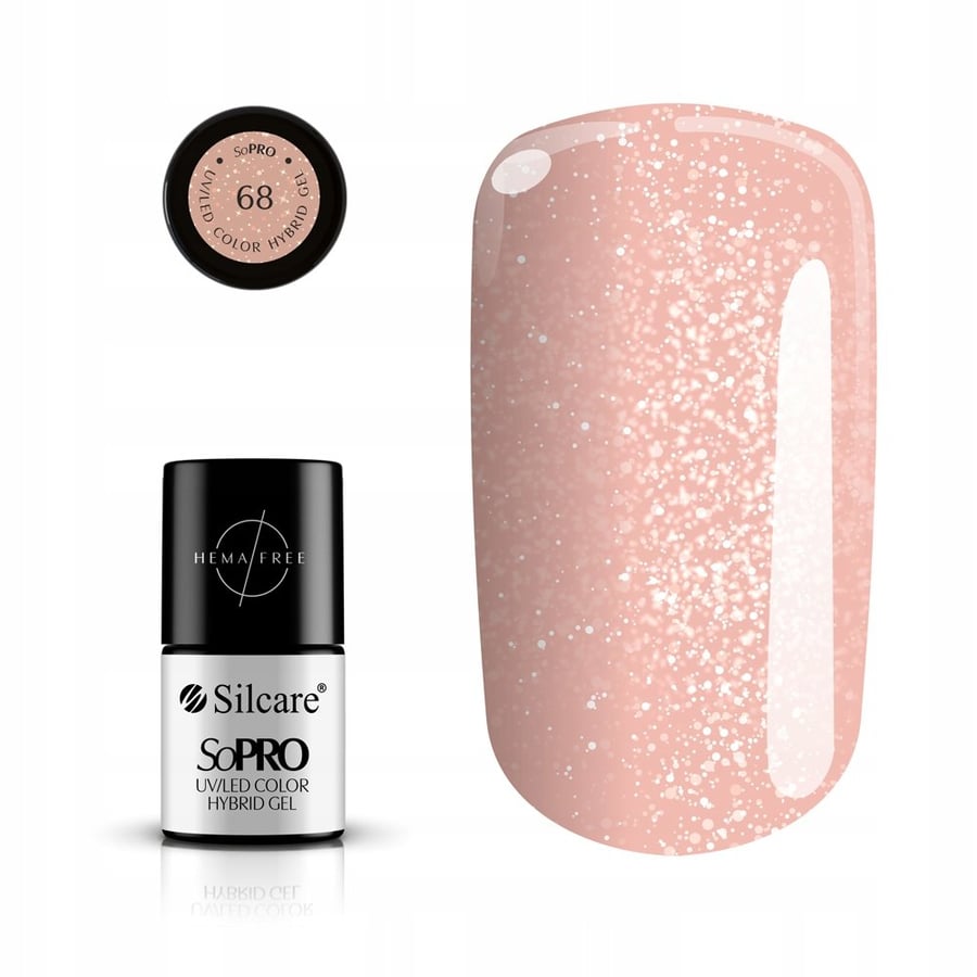 

Гибридный лак для ногтей Silcare SoPRO 68 7 г