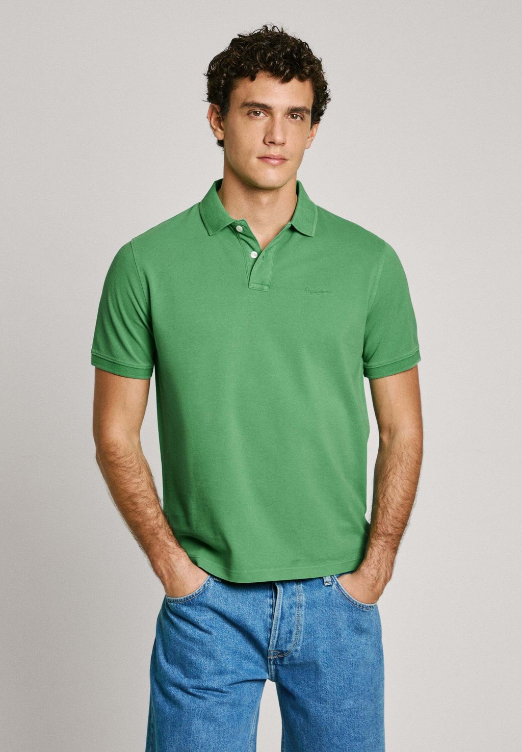 

Поло NEW OLIVER Pepe Jeans, зеленый