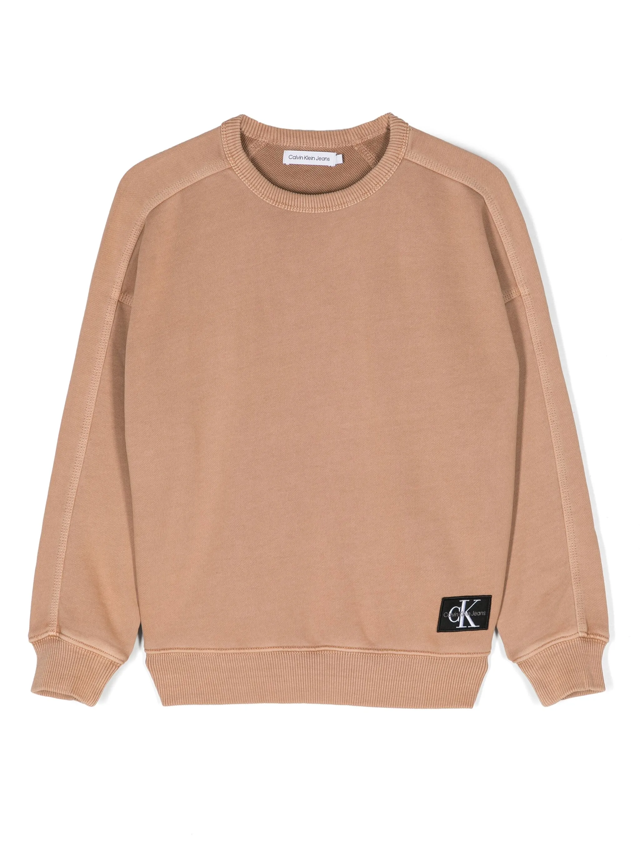 

Толстовка с нашивкой-логотипом Calvin Klein Kids, оранжевый