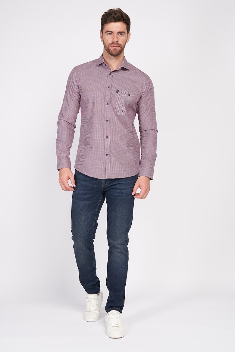

Хлопковая рубашка свободного кроя Lee Cooper, красный
