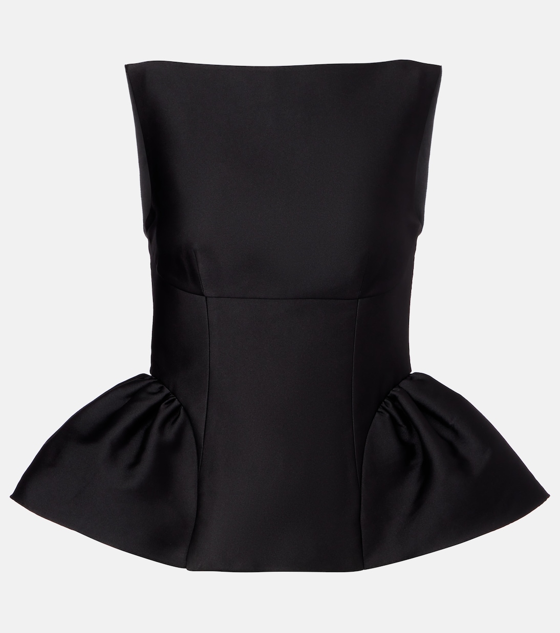 

Пеплум из тафты Roland Mouret, черный