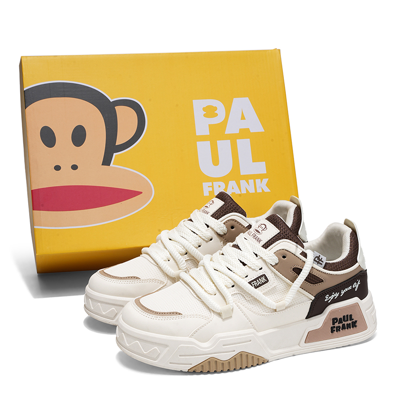 

PAUL FRANK Мужские лоу-топ скейтборд кроссовки светло-коричневые, цвет Light Coffee