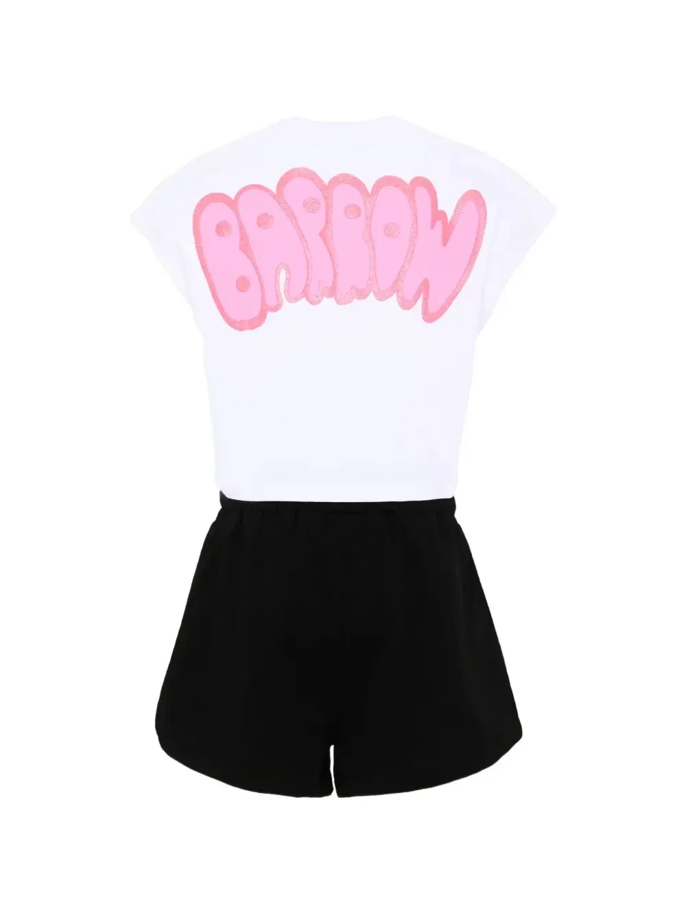 Комплект из топа и шорт с кулиской Barrow Kids, черный — фото 2