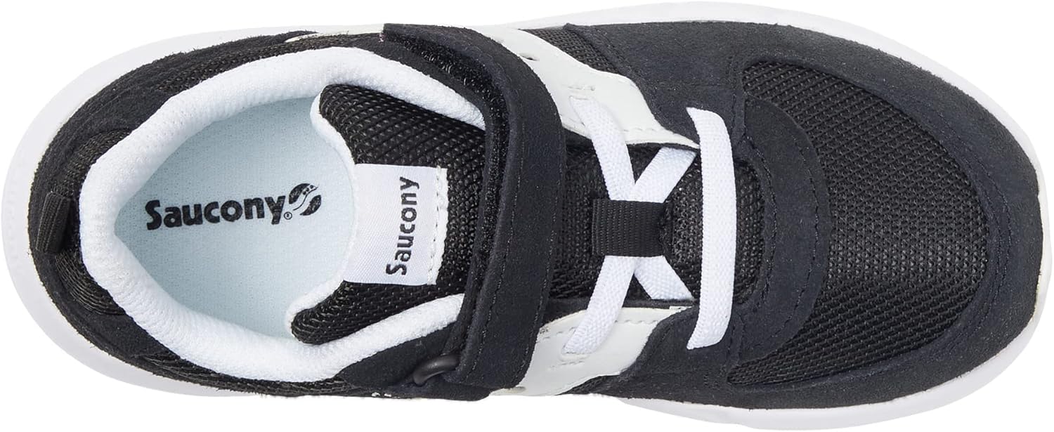 Детские кроссовки Saucony Jazz Lite 2.0 Lx (унисекс), белый/черный — фото 3