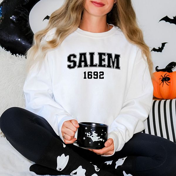 

Свитшот Varsity Salem 1692 Simply Sage Market, White