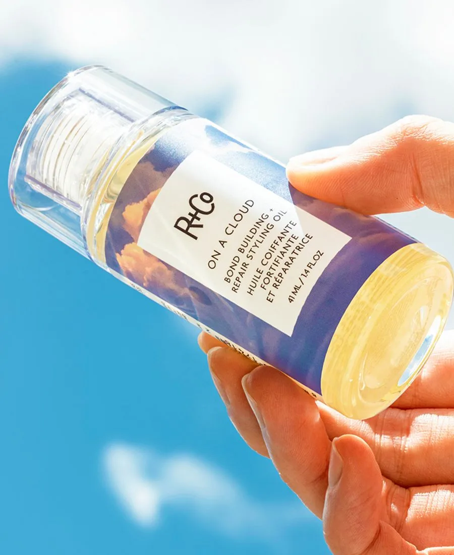 R+Co Средство для укладки волос On A Cloud Bond Building Plus Repair Styling Oil, 1,4 унции — фото 4