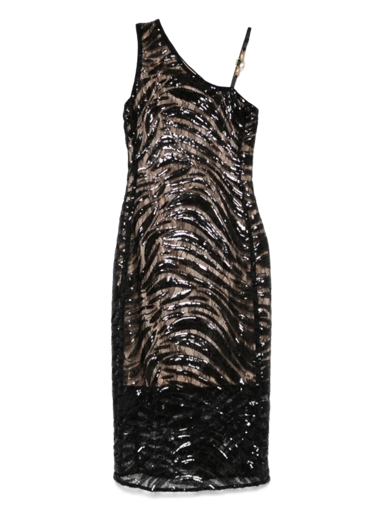 

Платье миди, украшенное пайетками Just Cavalli, черный