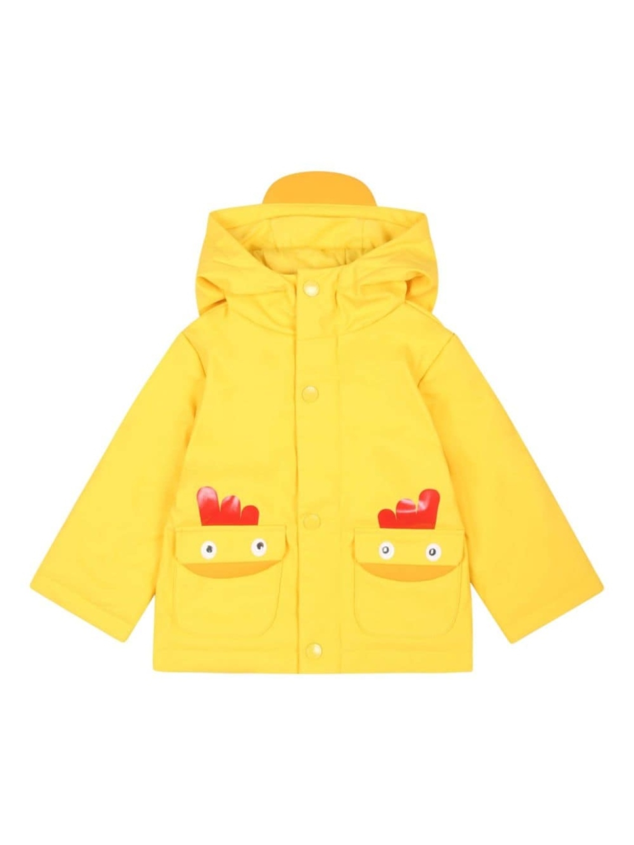 

Stella McCartney Kids плащ с капюшоном в виде петуха, желтый