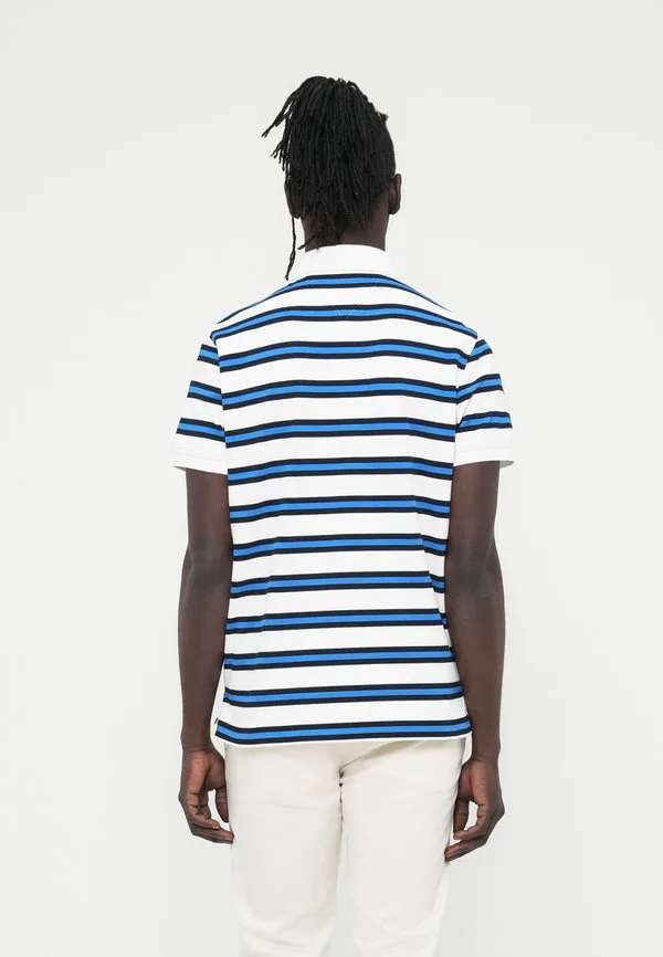 Рубашка-Поло из пике стандартного кроя 1985 года Tommy Hilfiger, White/Desert Sky Multi — фото 3
