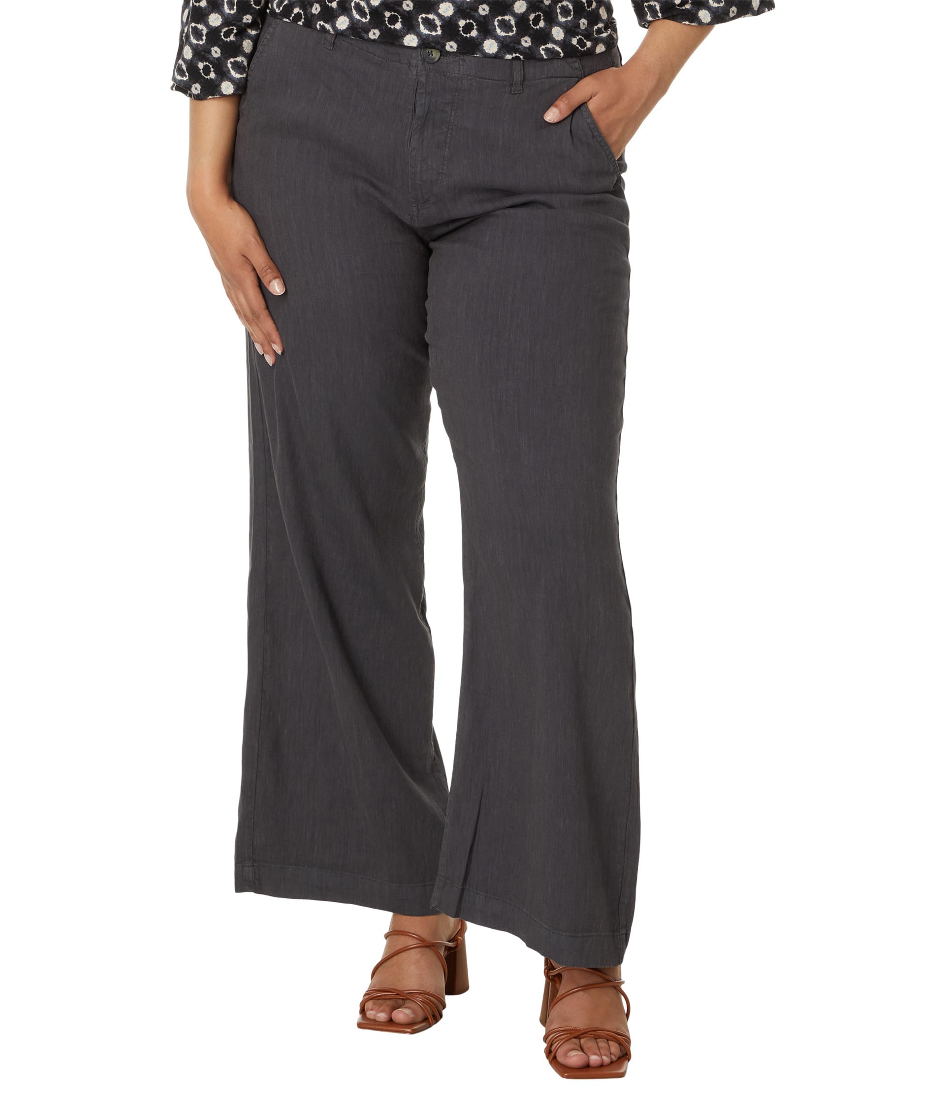 

Брюки KUT from the Kloth Meg - Wide Leg Pant, Charcoal