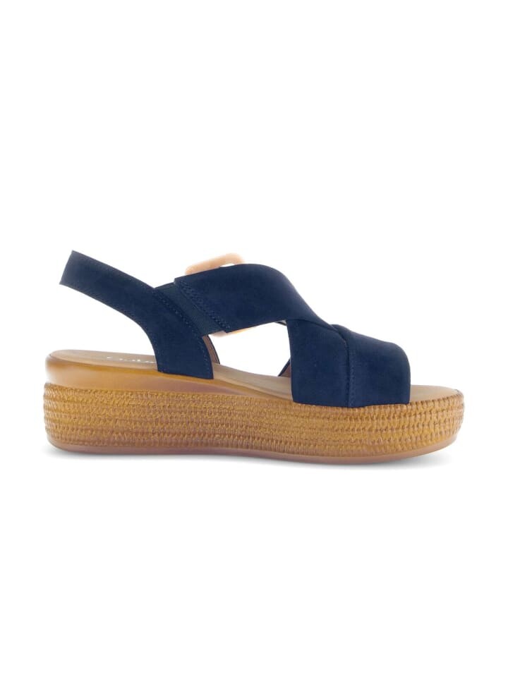 Классические босоножки Gabor Fashion Plateau Sandalen, синий — фото 3