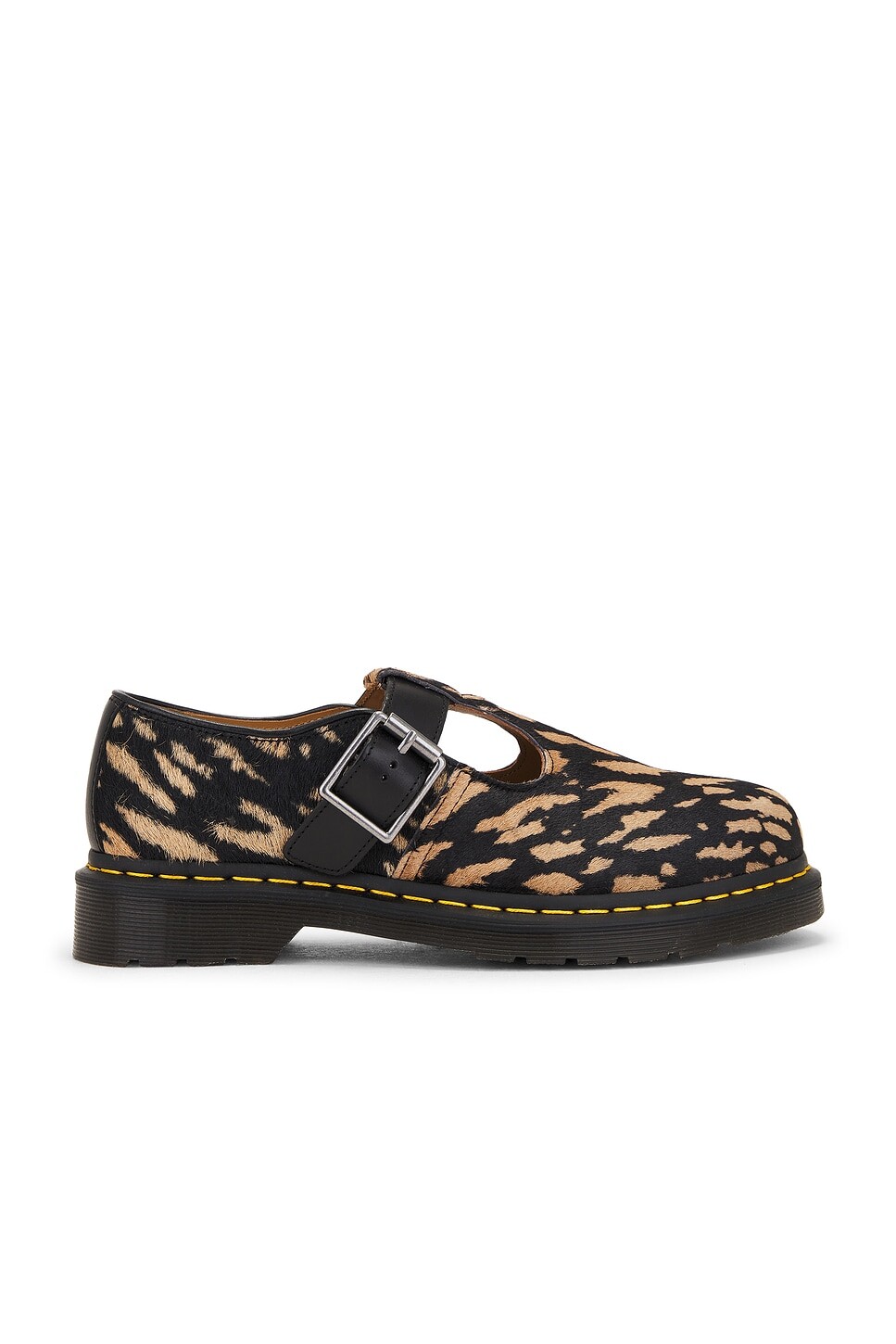 Ботинки женские Dr. Martens, черный / бежевый