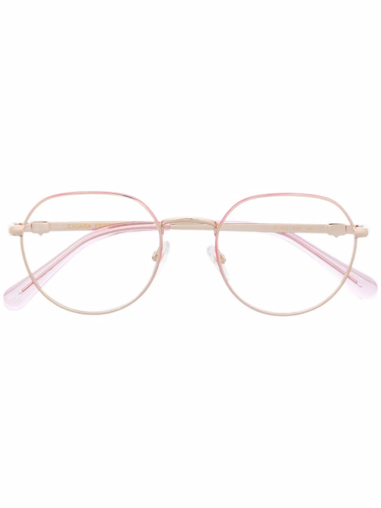 

Очки в круглой оправе Chiara Ferragni, розовый