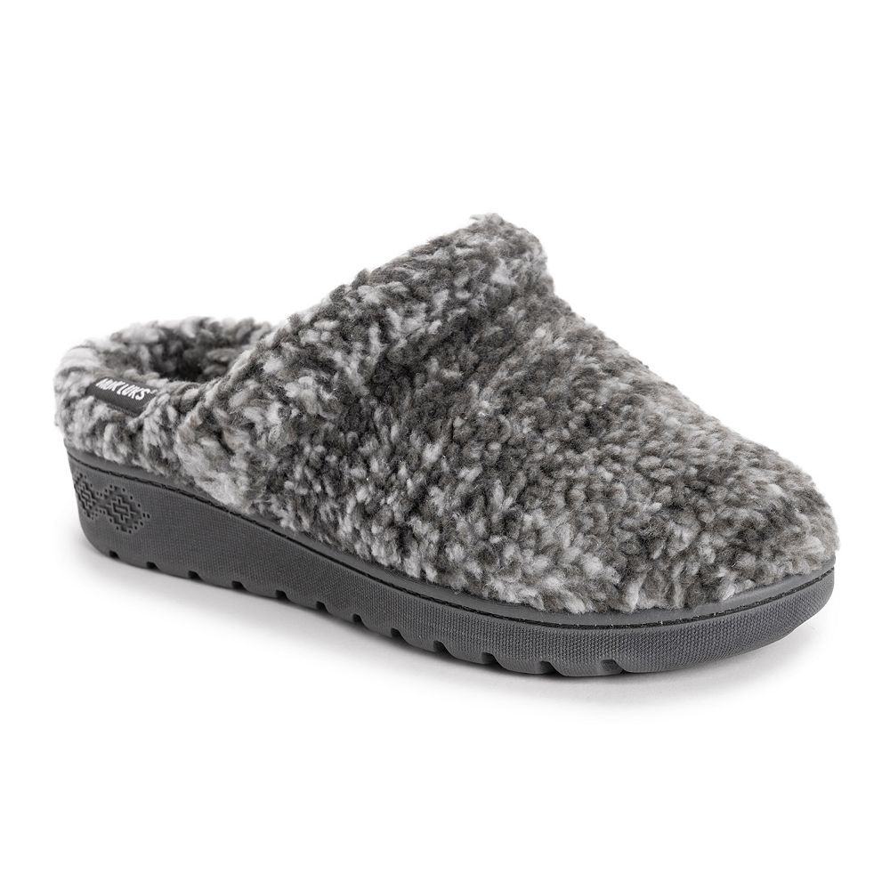 

MUK LUKS Quianna Lynn Темно-серые женские сабо в клетку, цвет Charcoal Plaid