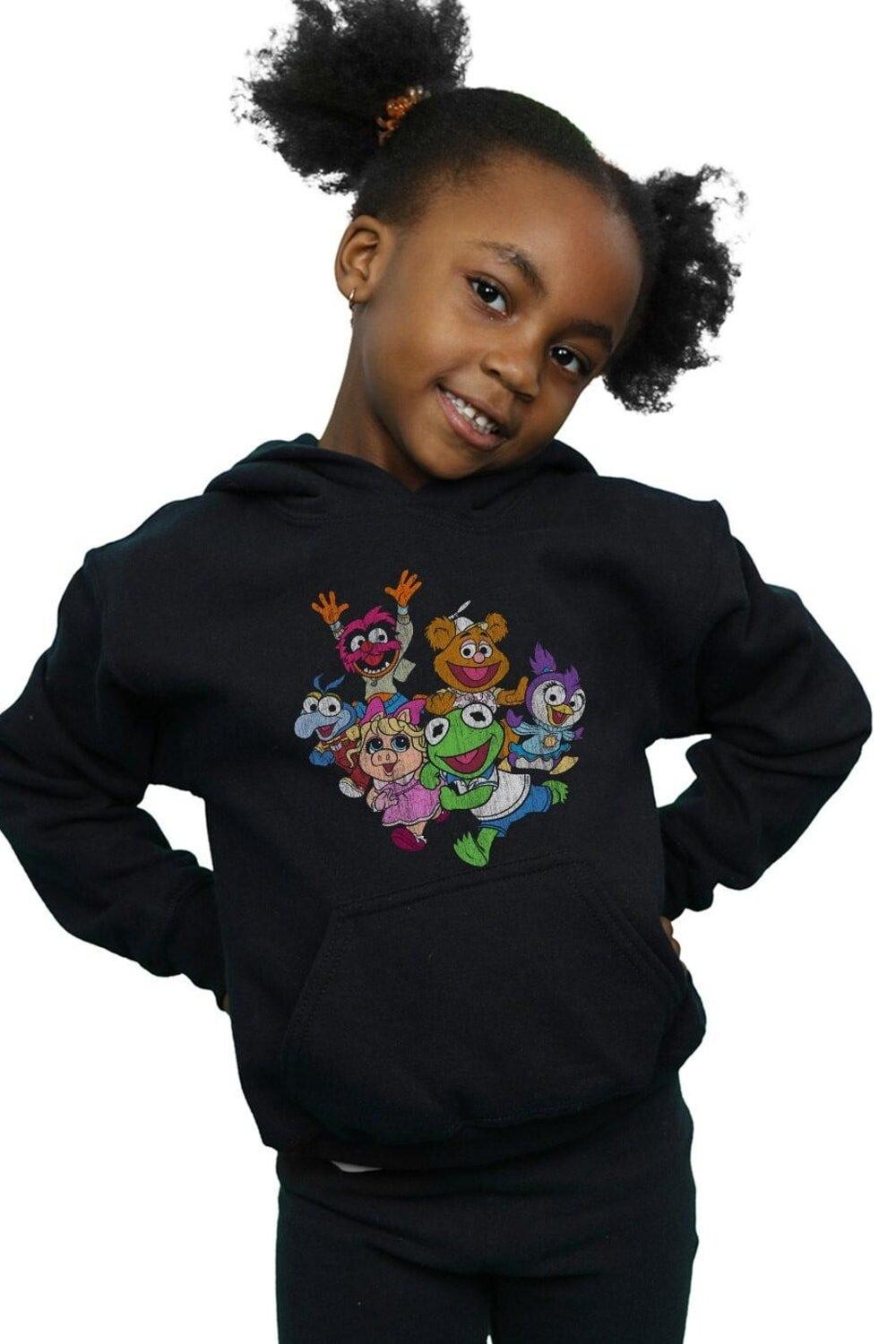 

Толстовка с капюшоном The Muppets Muppet Babies Color Group Disney, черный