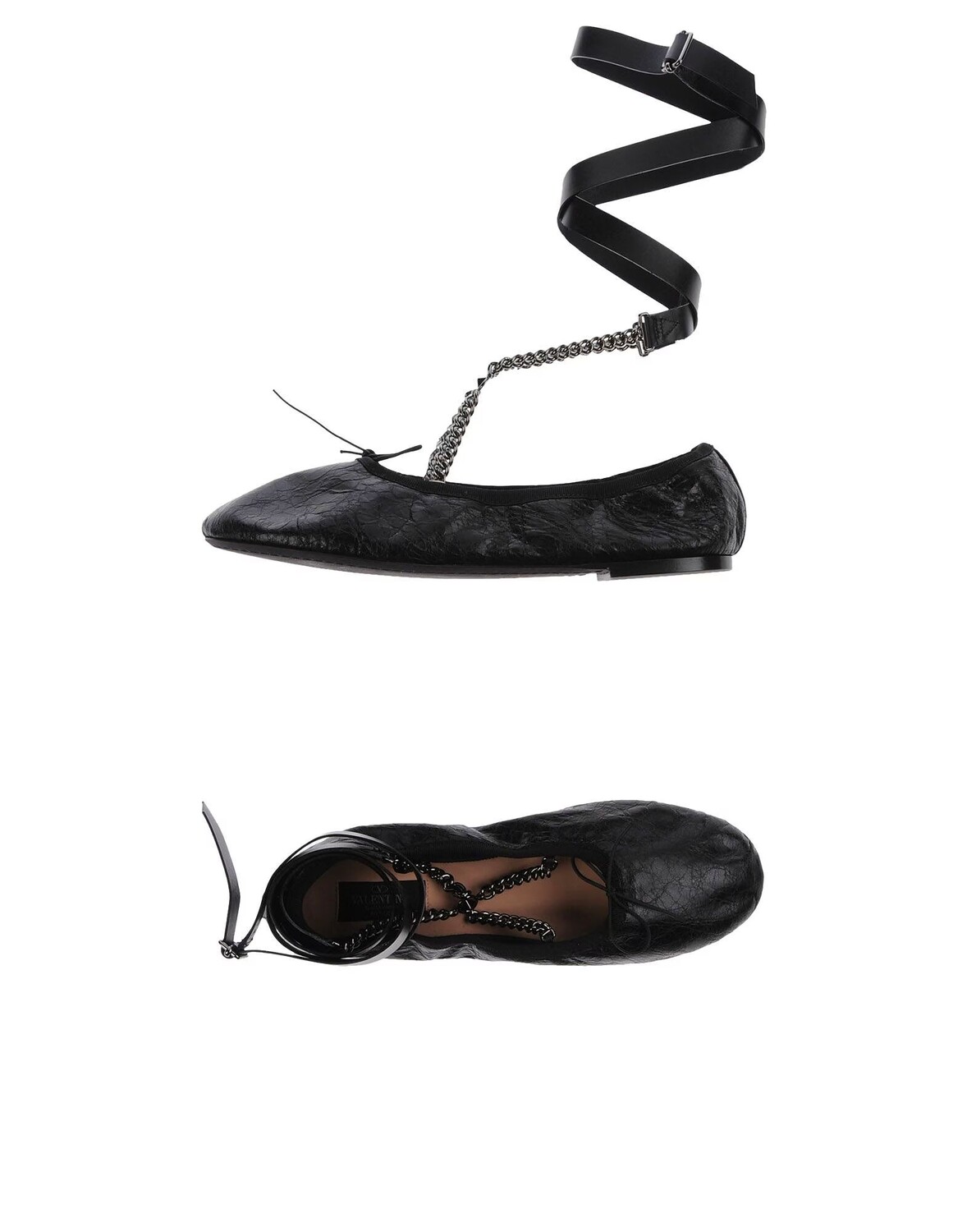 

Балетки Valentino Garavani, черный