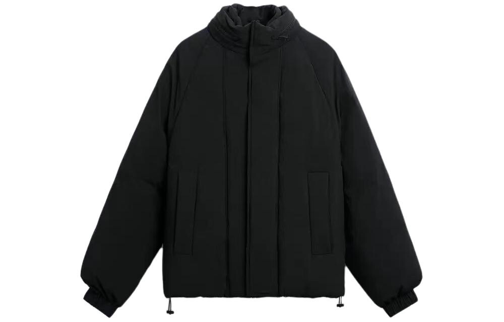 

Стеганая куртка мужская черная Zara, черный