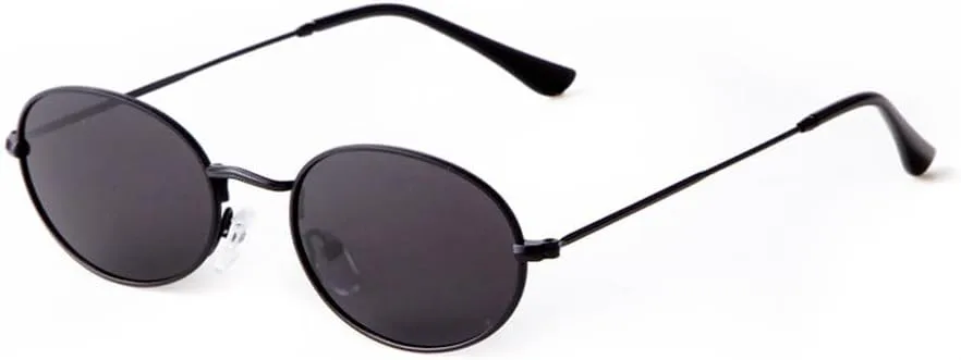 

Мужские солнцезащитные очки LVTFCO, модные, с металлическим оправой, овальной формы, в маленькой оправе, в винтажном стиле, панк, универсальные, C1black All Grey