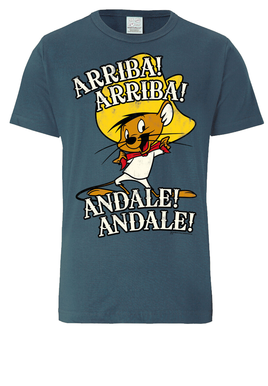 

Футболка Logoshirt Speedy Gonzales Arriba!, цвет stahlblau
