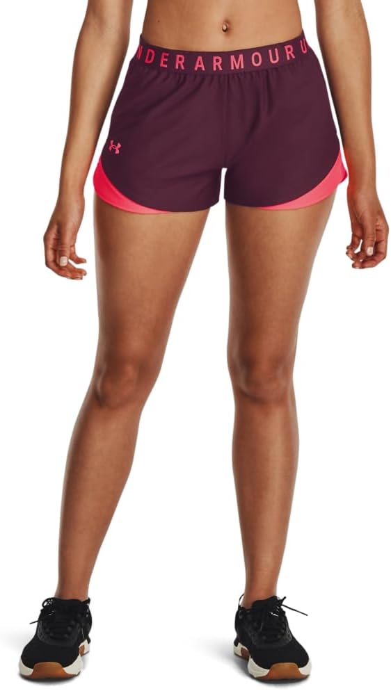 

Under Armour Women's Play Up 3.0 шорты, (601) Dark Maroon/Beta/Beta