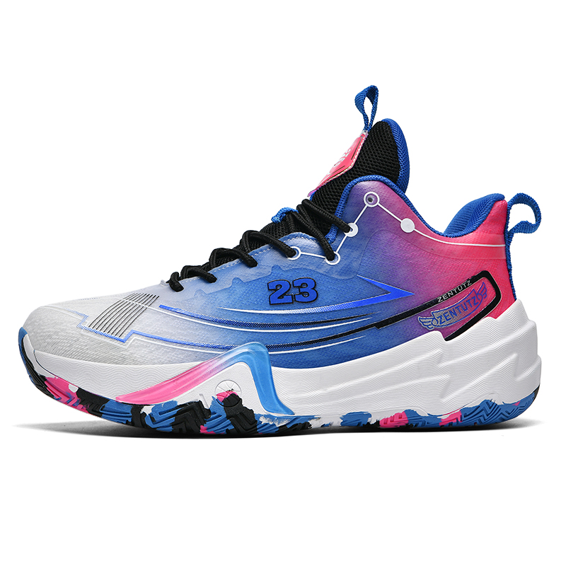 

Непромокаемые баскетбольные кроссовки Mid top для детей и подростков с противоскользящей, противоударной и износостойкой подошвой CAMKIDS, белый