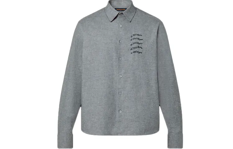 

Новые квартальные продукты LV Shirt Men Grey Louis Vuitton, серый