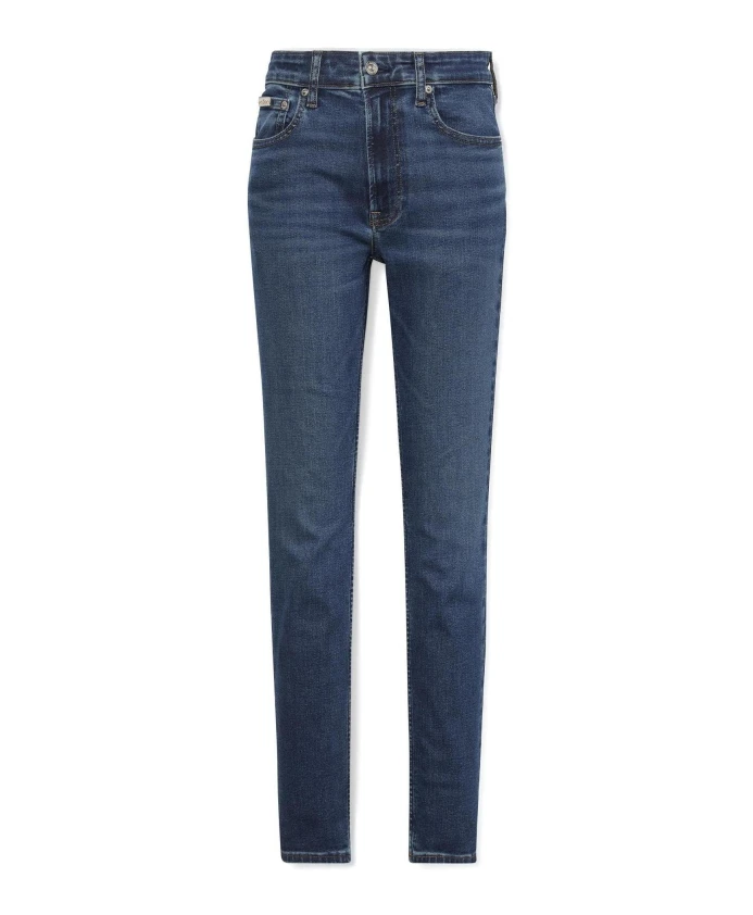 

Узкие джинсы с масляным пятном Calvin Klein Jeans, синий