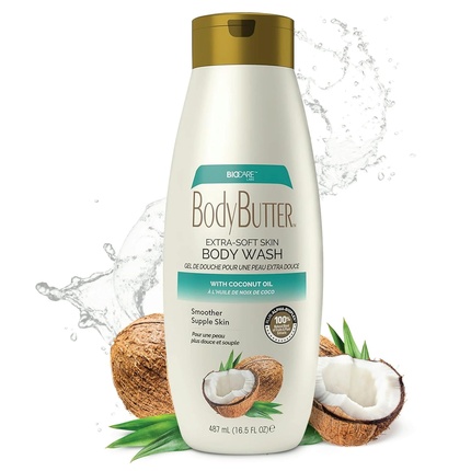 

Гель для душа Extra Soft Skin с кокосовым маслом, 16,5 унций Biocare