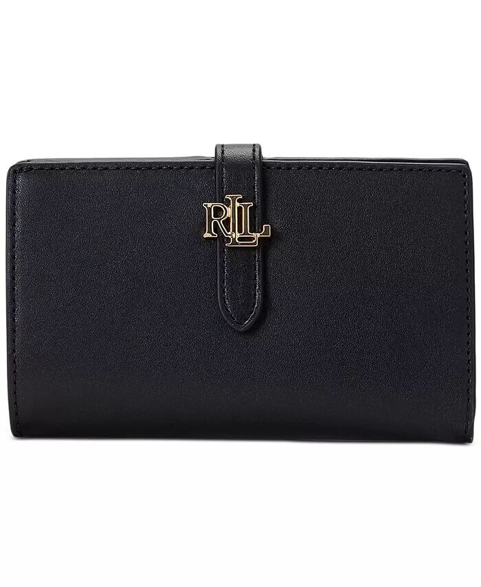 

Кожаный кошелек с логотипом Lauren Ralph Lauren, зеленый