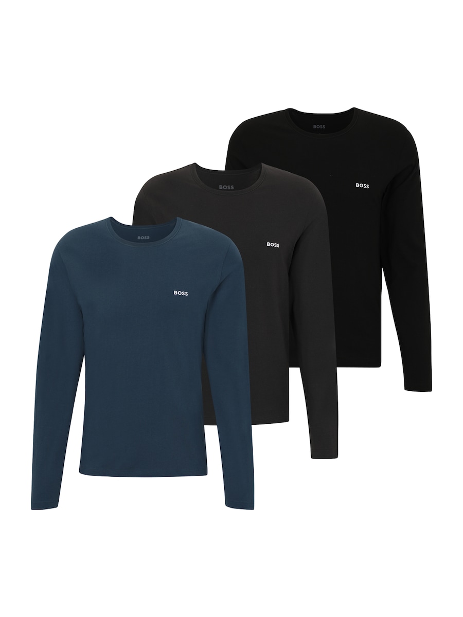 

Рубашка BOSS, темно-синий/темно-серый/черный