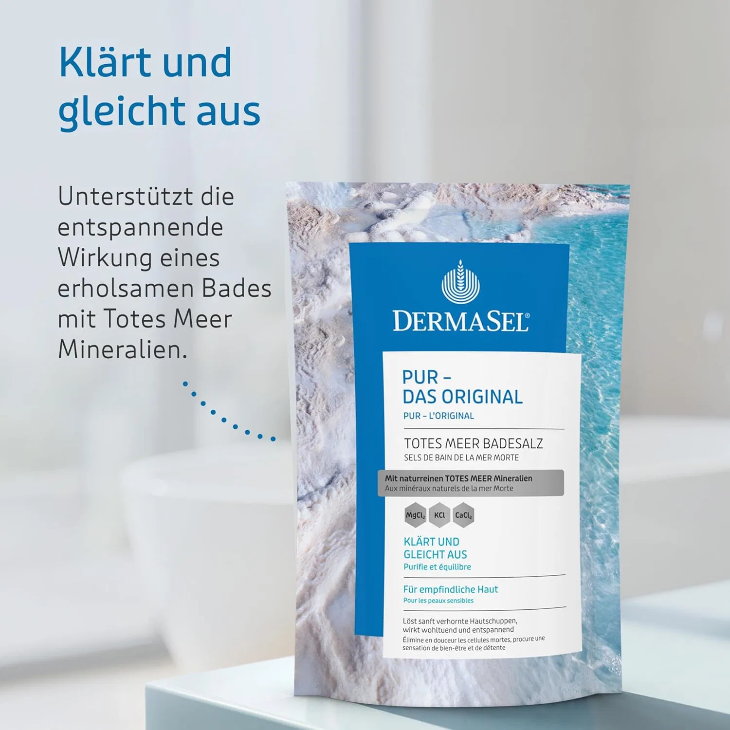 Соль для ванн «Dead Sea Pure» от DERMASEL, 12 x 500 г Dermasel — фото 2