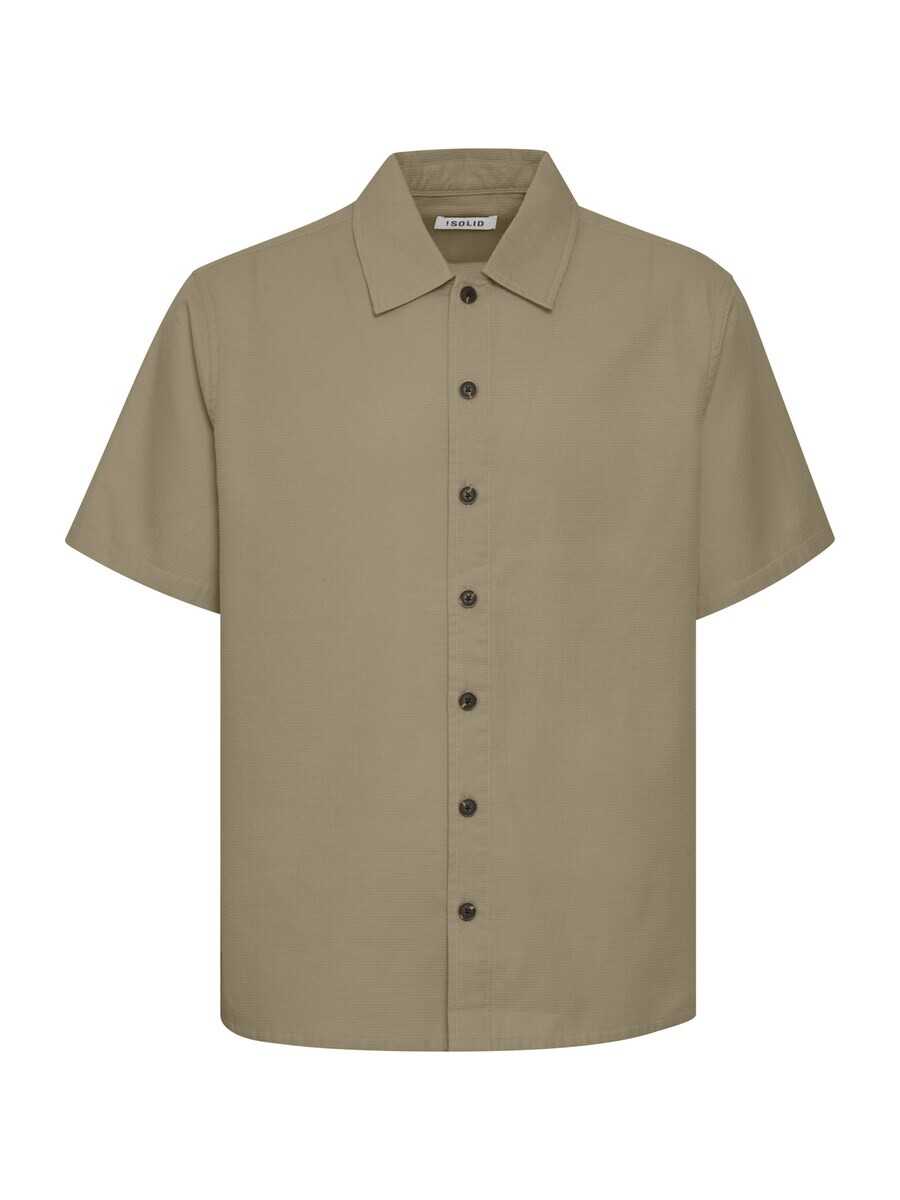 

Повседневная рубашка !Solid Regular fit Button Up Shirt Israfil, темно-бежевый