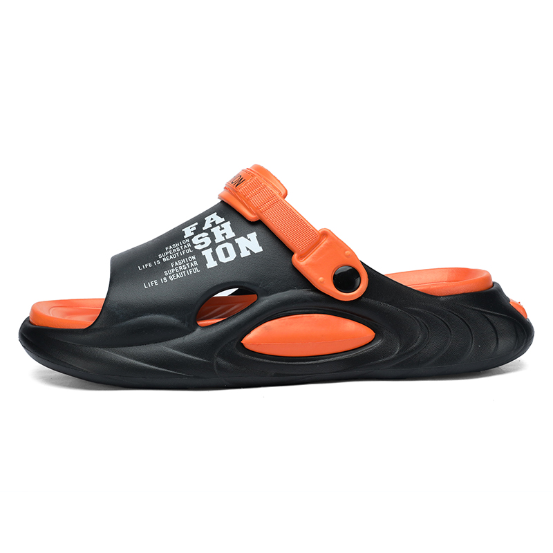 

Пляжные сандалии мужские NANJIREN, Black Orange