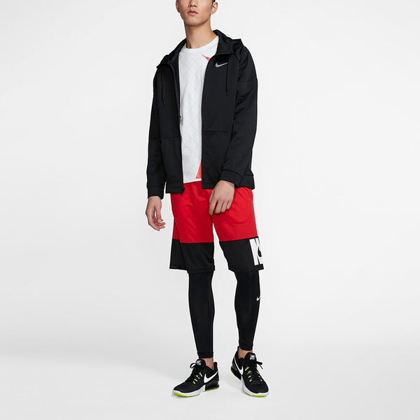 Куртка Nike Therma Zipper Cardigan Casual Sports Hooded Jacket Black, черный — фото 3