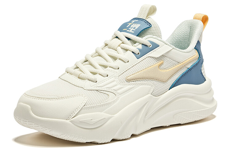 Кроссовки ERKE 2.0 Lifestyle Shoes Men Low-top Microcrystalline White/mineral Blue, белый — фото 3
