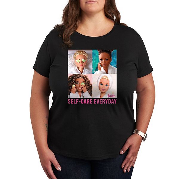 

Футболка с принтом "Забота о себе каждый день" Barbie