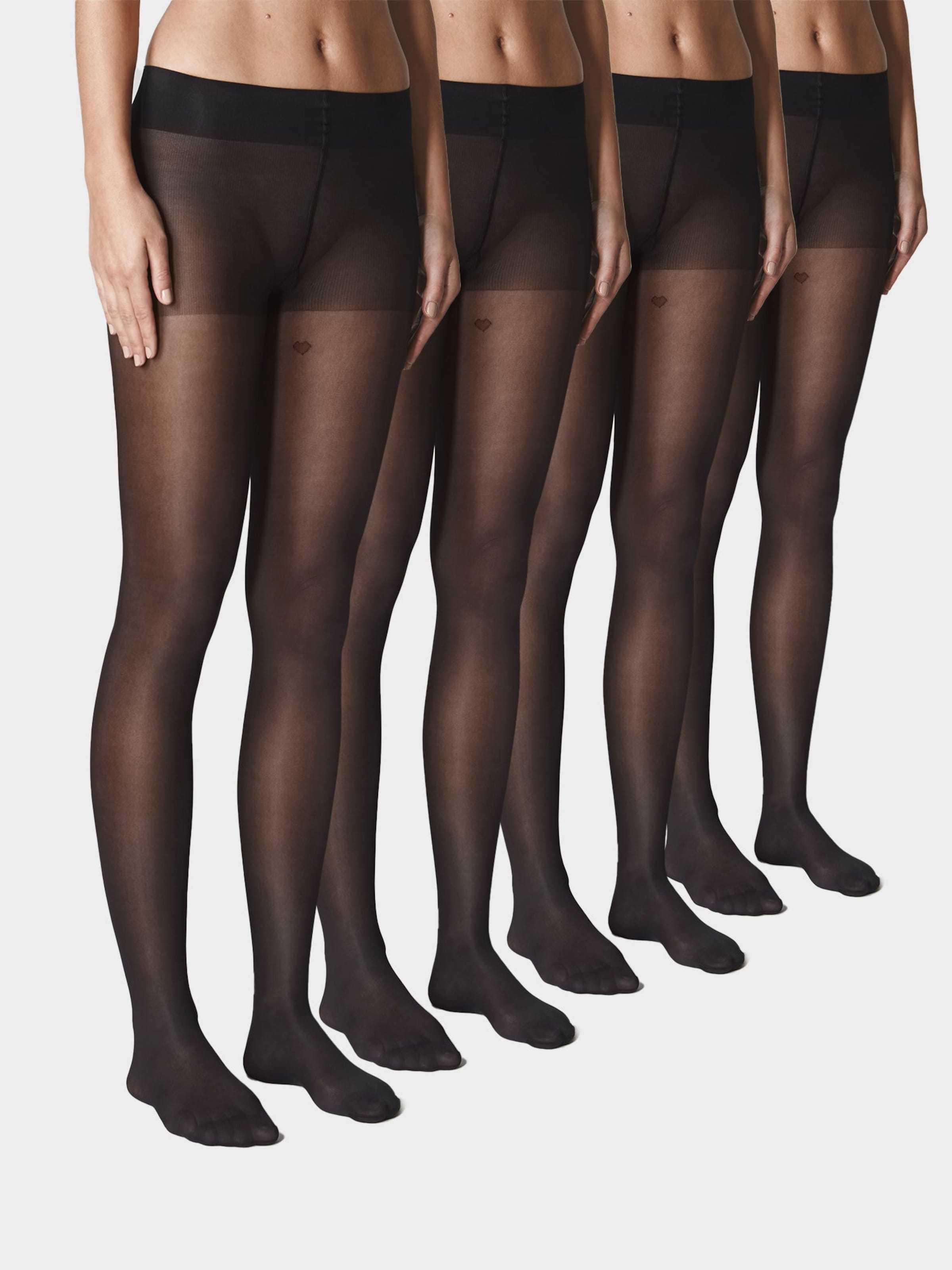 

Bataillon Belette Колготки 'Strumpfhose transparent 40DEN Damen (4er Pack)' - полупрозрачные и прочные, черные