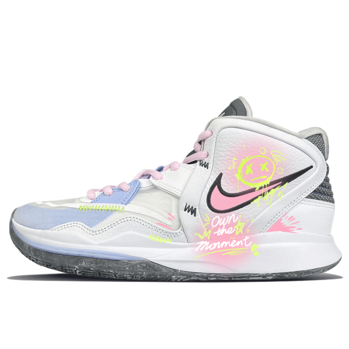 

Баскетбольные кроссовки Kyrie 8 Infinity Basketball Shoes Unisex Mid-Top Pink Nike, белый