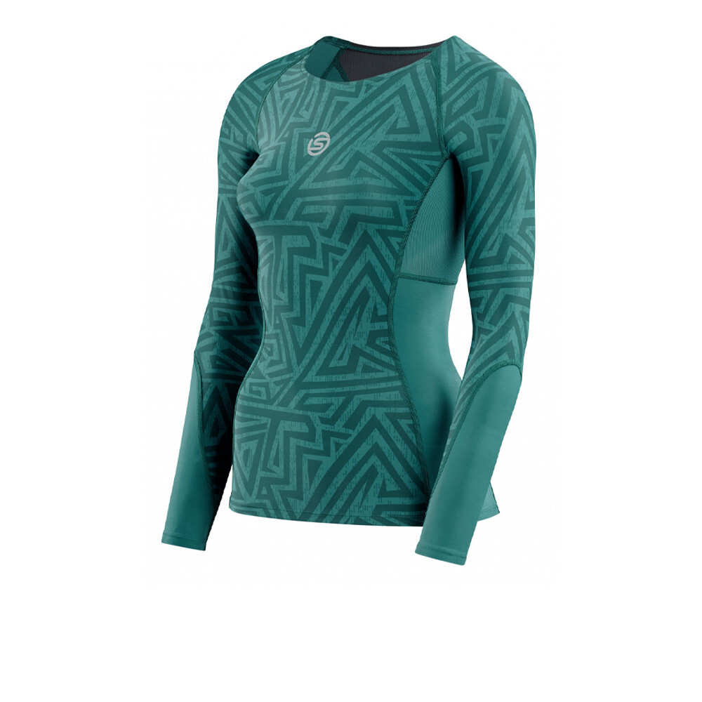 

Спортивный топ Skins Series 3 Long Sleeve, синий