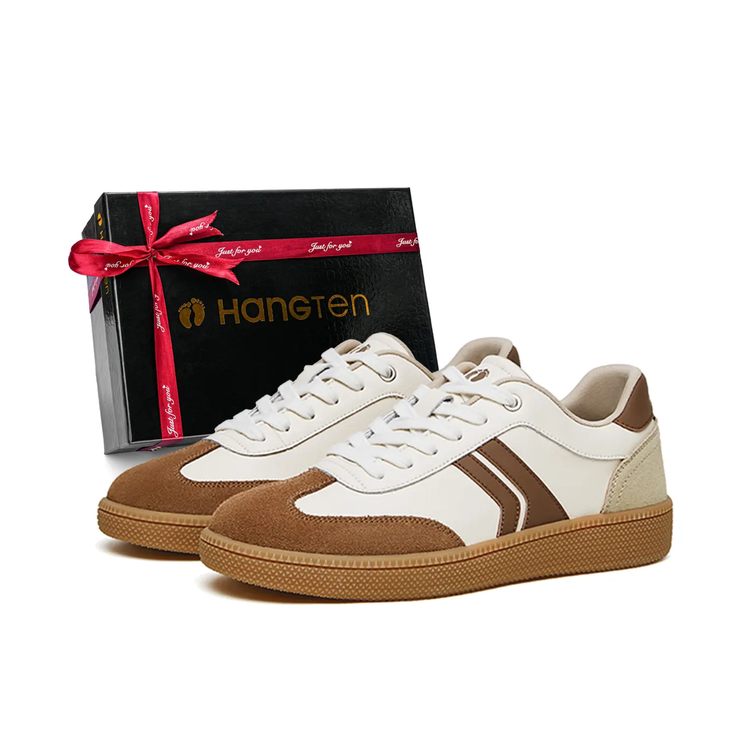 

HANG TEN Мужские низкие скейтерские туфли абрикосово-коричневые, цвет Apricot Brown
