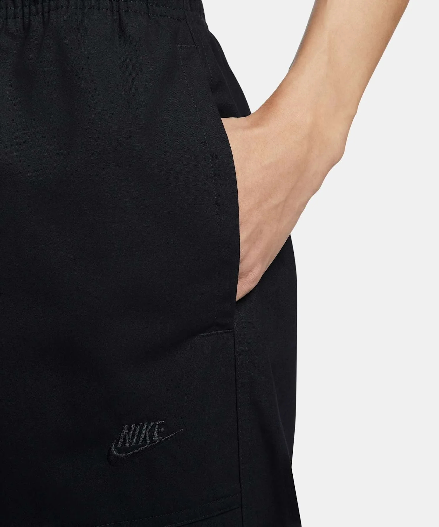 Мужские штаны из 100% хлопка Nike Club FN3097-010 черные — фото 4