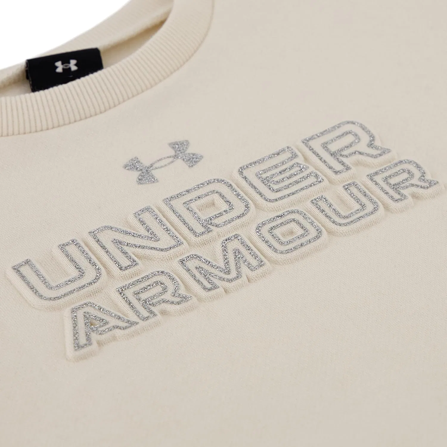 Детская толстовка с капюшоном Under Armour, мягкий и удобный флис, коллекция для активного отдыха, Stone — фото 2