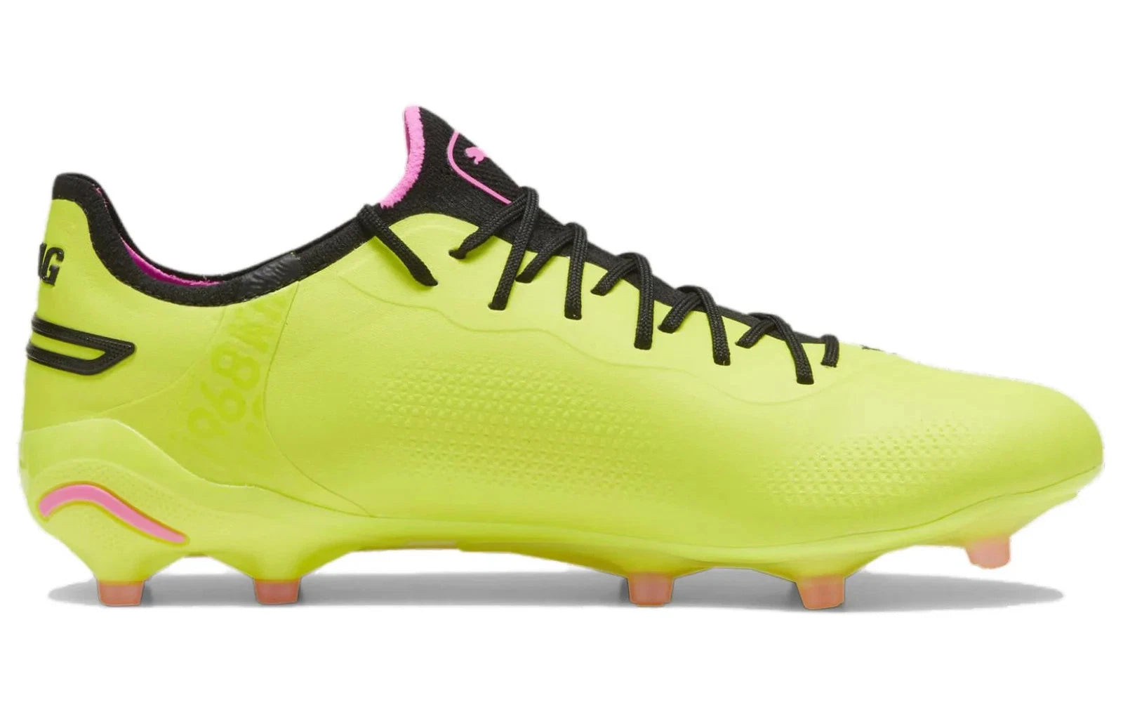 Мужские футбольные бутсы Puma King Ultimate 107563-06 Electric Lime Black FG/AG NIN1077 — фото 2