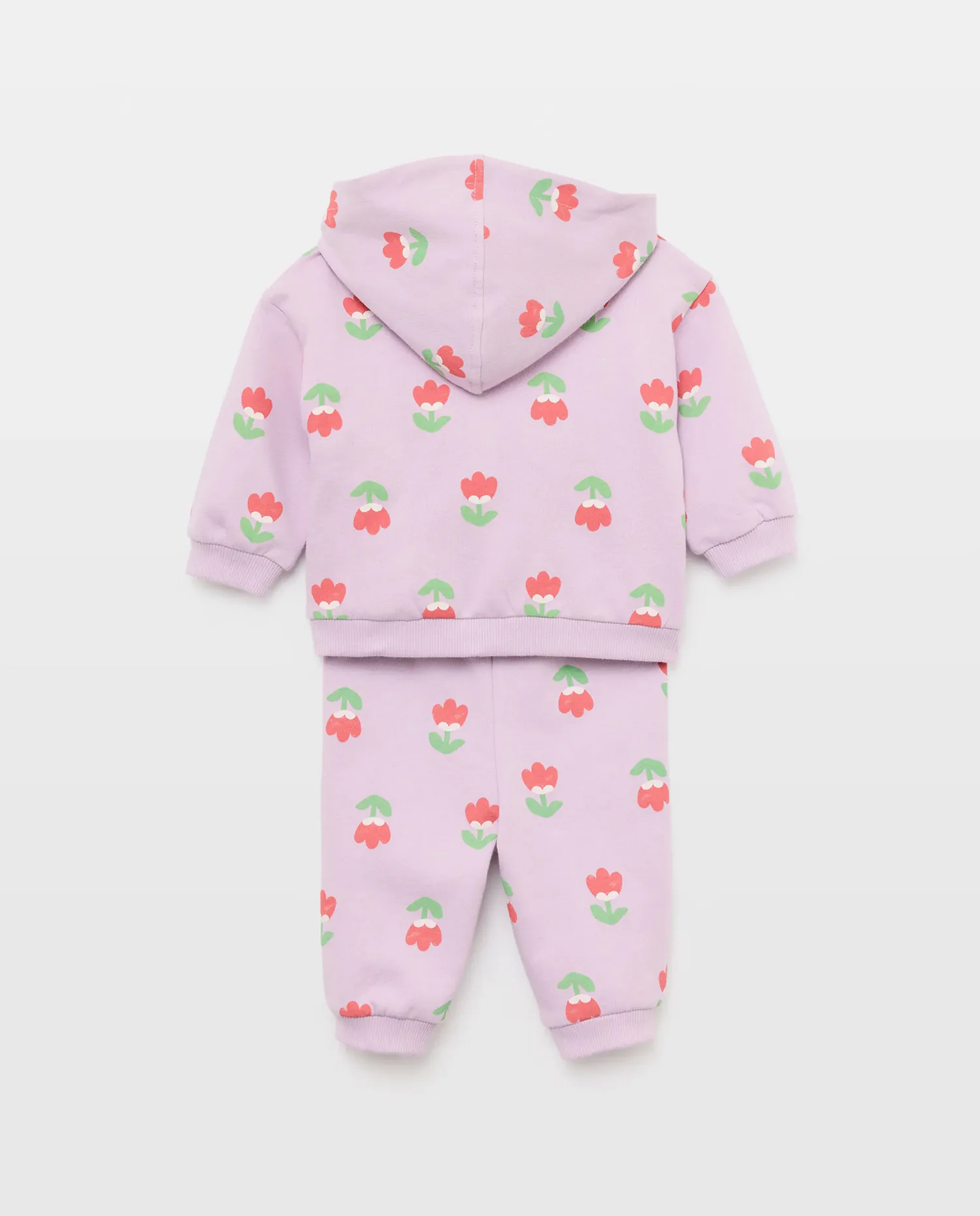 Комплект из 3 предметов с фантазийным принтом для маленькой девочки Baby El Corte Inglés, розовый — фото 2