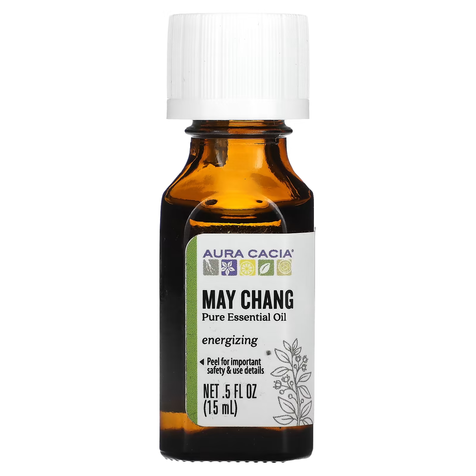 

Эфирное масло Aura Cacia Pure May Chang, 0,5 жидких унций (15 мл)