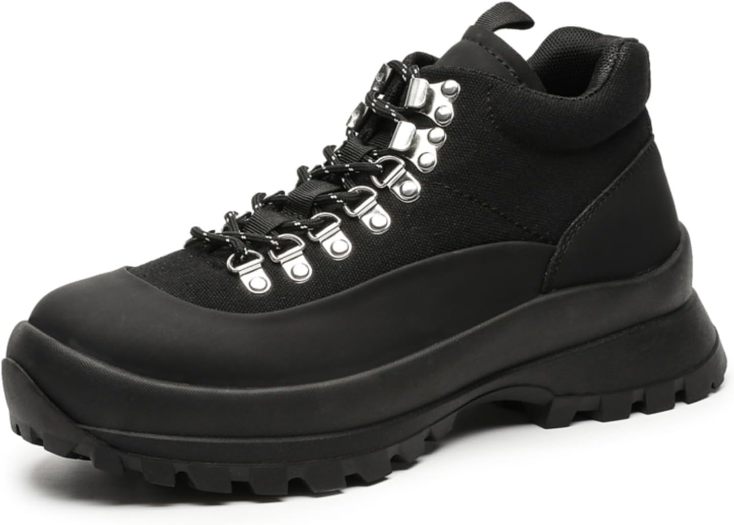 

Мужские ретро кроссовки для хайкинга на платформе с шнуровкой, низкие, для улицы, повседневные, модные, удобные, дышащие, легкие, нескользящие, для прогулок, походов, путешествий и повседневной носки Yrzhgdl, черный