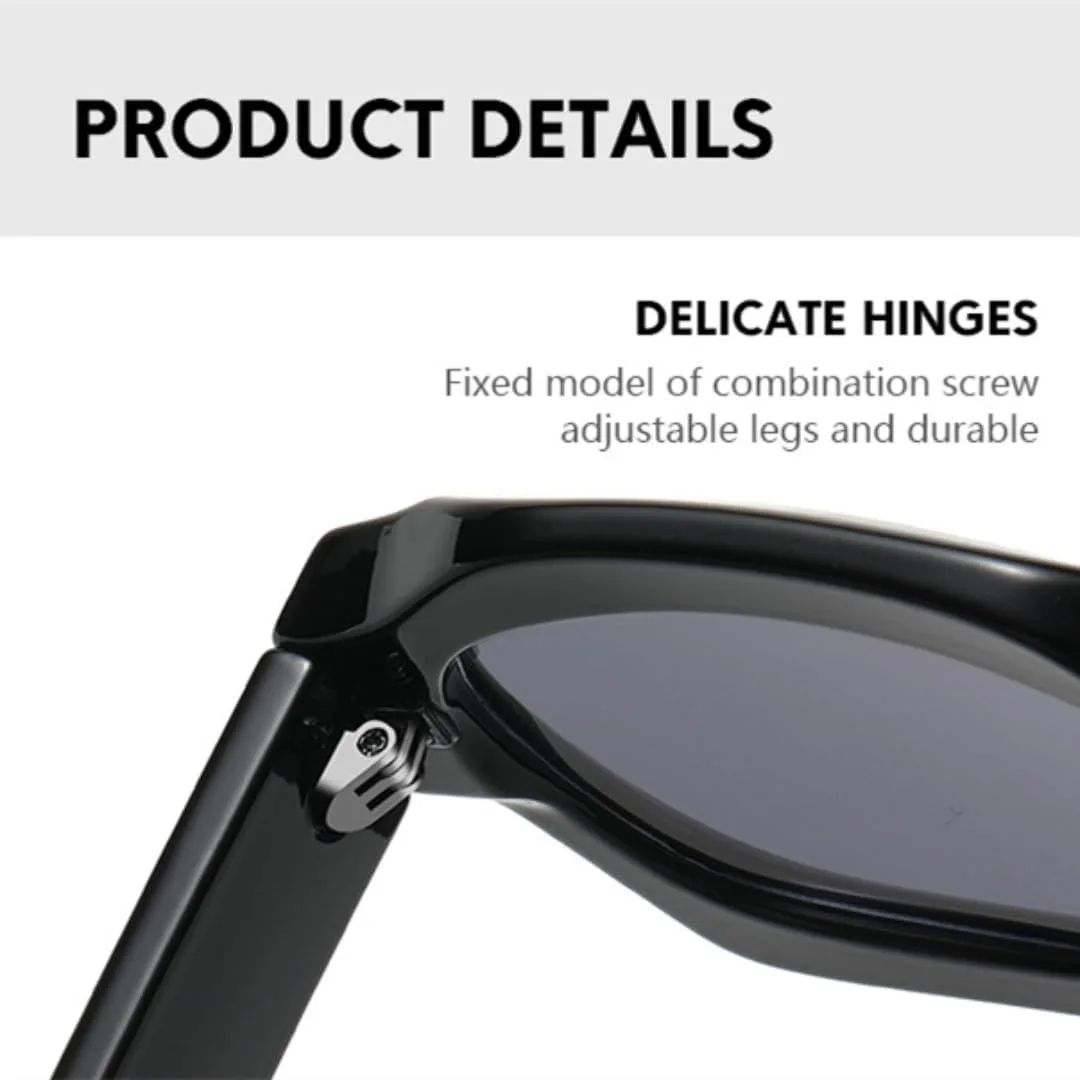 

Мужские солнцезащитные очки с градиентным переходом цвета, солнцезащитные очки UV400 в стиле ретро, ​​женские оранжевые солнцезащитные очки SZVVBKK, Matte Black Grey