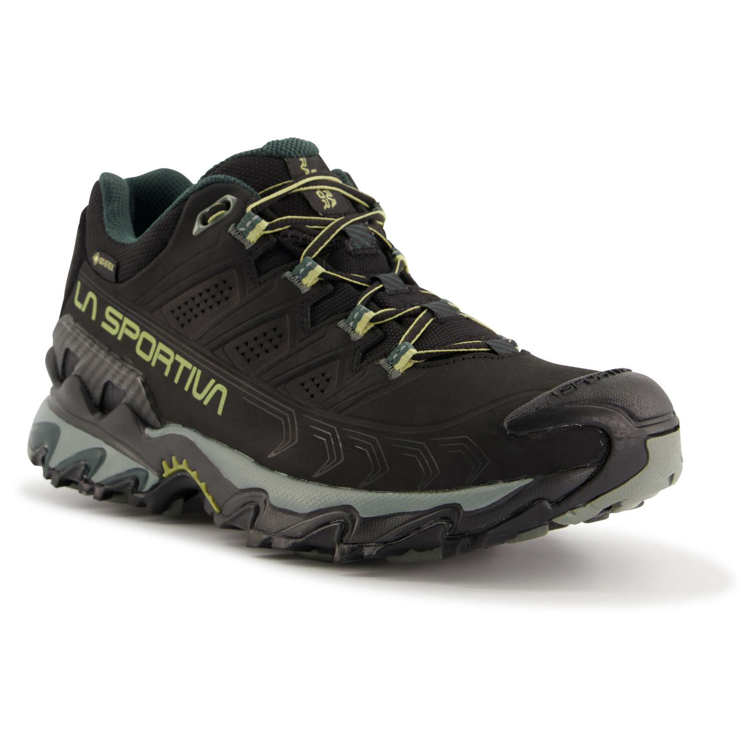 Мультиспортивная обувь La Sportiva Ultra Raptor II Leather GTX, цвет Black/Cedar — фото 2